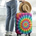 thumbnail image 2 of Rainbow Tie Dye Mandala Pattern Luggage Cover Fashion Suitcase Cover Baggage Covers Fit 25-28 Inch Luggage (Go Travel), 2 of 5