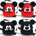 thumbnail image 2 of Gorra de Mickey Mouse para niños y niñas, gorro de béisbol con estampado de dibujos animados, Snapback, novedad, 2 of 5