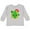 Athletic Heather, variant on Inktastic Little Cactus, Cactus With Flowers, Smiling Cactus Girls Long Sleeve Toddler T-Shirt