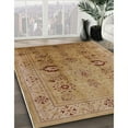 thumbnail image 2 of Ahgly Company Indoor Rectangle Mid-Century Modern Brown Sand Brown Oriental Area Rugs, 2' x 4', 2 of 6