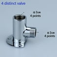 thumbnail image 2 of Stainless Steel Shower Arm Bottom Hose Wall Mounted Shower Head Extension Arm, 2 of 4