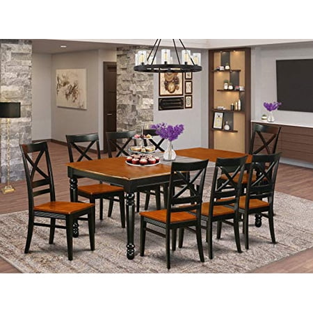 9 PC kitchen tables and chair set with one Dover dining table and 8 ...