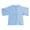 Blue, variant on Womens Summer Crew Neck Elbow Sleeve Tops Cropped Length Solid Color Tees Plain Casual Everyday Style Wear T-Shirts