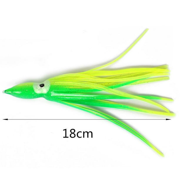 Yinanstore 10pcs Colorful Silicone Squid Skirts S Soft Worm Fishing S Artificial M Other Medium
