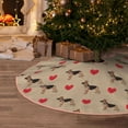 thumbnail image 6 of Kdxio German Shepherd Dog Print Christmas Tree Skirt Christmas Xmas Tree Skirts Mat for New Year Holiday Christmas Party Decorations-36", 6 of 7