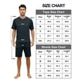 thumbnail image 3 of Pdbokew Mens Pajamas Set Lightweight Summer Pjs Sleepwear Soft Comfy Short Sleeve Loungewear Carbon Gray L, 3 of 6