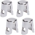 thumbnail image 1 of Bouchons de Champagne, 4 Pcs Bouchons de Bouteille de Vin en Acier Inoxydable, pour Champagne Pétillant Rouge Réutilisable, 1 of 5