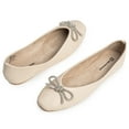 thumbnail image 4 of Alpine Swiss Myla Womens Ballet Flats Square Toe Rhinestone Bow Dressy Shoes, 4 of 7