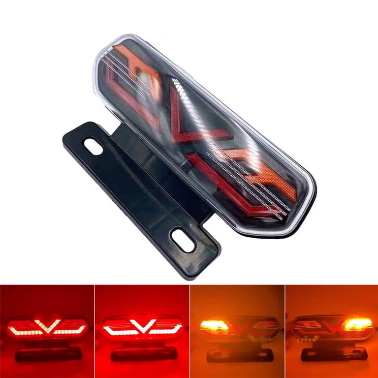 Universal LED Motorcycle Brake & Tail Light – ATV Stop/Turn Signal Indicator Combo