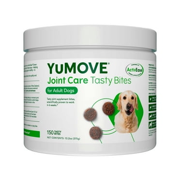 Vetnique Labs YuMOVE Mobility Hip & Joint Care Tasty Bites for Dogs, Hickory Flavor, 150 Count Jar