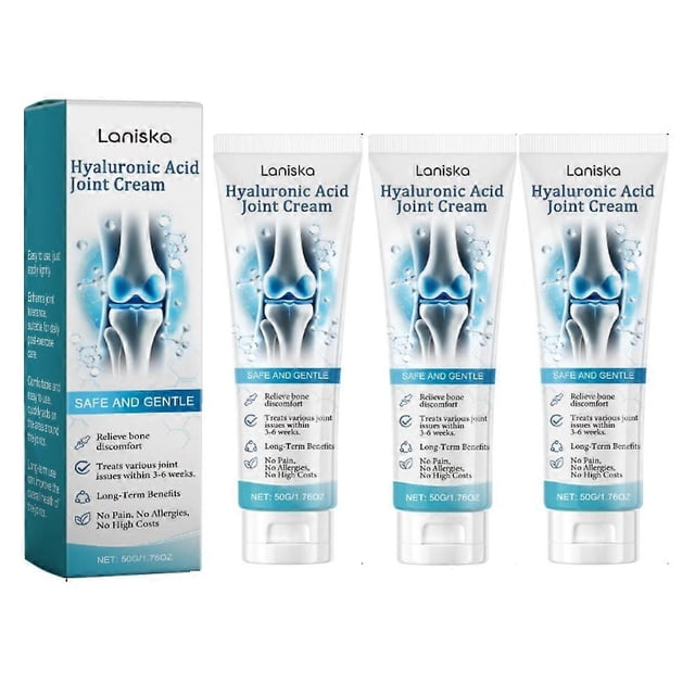 3X Hyaluronic Acid Joint Massage Cream, Advanced Joint and Bone Massage Care Gel for Back, Neck, Hands, Knees