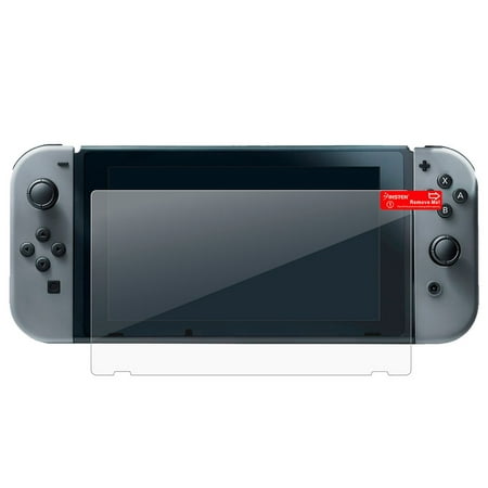 Nintendo Switch screen protector, by Insten Clear Screen Protector Cover Guard for Nintendo Switch - Anti-Bubble (Best Screen Protector For Nintendo Switch)