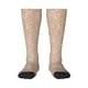 thumbnail image 1 of Balery Beige Sparkling Glitter Calcetines novedosos Calcetines deportivos Calcetines hasta la rodilla Calcetines de algodón Calcetines originales y geniales, 1 of 6