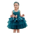 thumbnail image 1 of SgJHXb Robe Pleine Lune pour Enfants, Robe de Gâteau pour Filles, Robe d'Anniversaire pour Enfants, Tailles 4-5 Ans, 1 of 4
