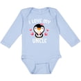 thumbnail image 3 of Inktastic I Love My Uncle with Cute Penguin and Hearts Girls Long Sleeve Baby Bodysuit, 3 of 5