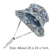 thumbnail image 3 of Sombrero Boonie de camuflaje, sombrero de pescador antidesgarro con correa para la barbilla, para deportes, caza, pesca, protección solar (camuflaje azul y negro), 3 of 5