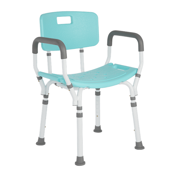 Lifestyle Mobility Aids Premium Shower Chair with Back and Padded Arms