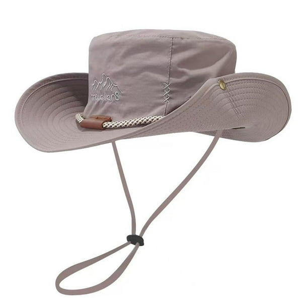 Sombreros para hombre y mujer, de moda, transpirables, con protección, para exteriores, grandes, de poliéster