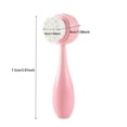 thumbnail image 5 of Silicone double face wash brush soft cleanser for both men and women manual massage facial pores deep cleaning product ﻿, 5 of 9