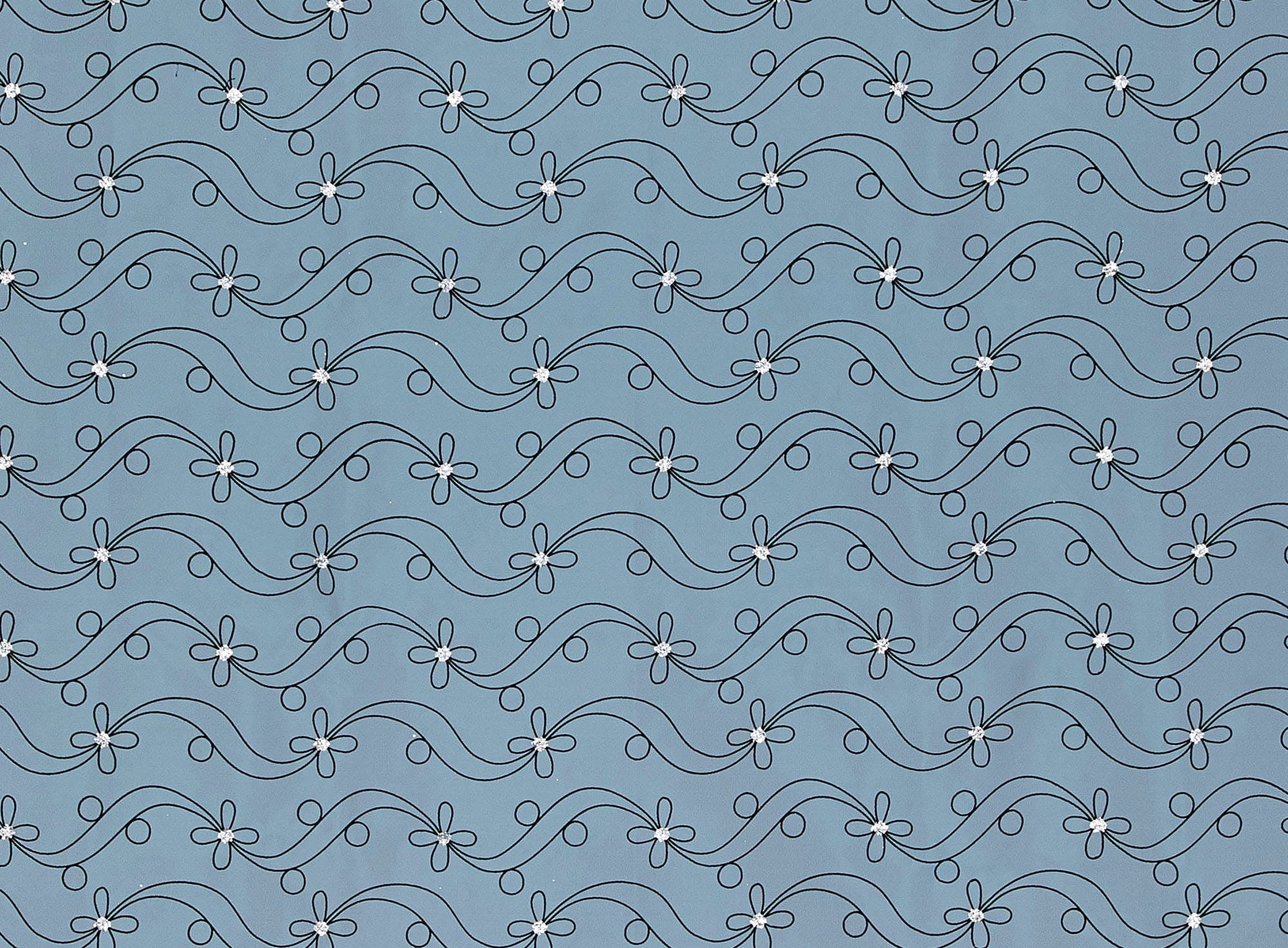 Zelouf Flock With Glitter Hologram On Organza  , Sewing, DIY, Crafts Fabric by the Yard, Peacock, 20 Yard