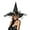 Black, variant on Ayieyill Halloween Witch Hats for Women with Lamp Cosplay Party Halloween Costume Accessory Black