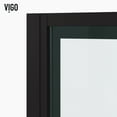 thumbnail image 6 of VIGO Astoria 32 in. x 76 in. Shower Door with Clear Glass in Matte Black Grid, 6 of 8