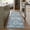 blue, variant on Ultra-Thin Washable Area Rug with Non-Slip Backing, Soft Medallion Pattern Vintage Style Carpet, Foldable Stain-Resistant Indoor Rug for Living Room, Bedroom, Home Office