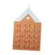 thumbnail image 1 of Calendario de Adviento navideño con 24 bolsillos, organizador reutilizable para colgar en pared, ideal para fiestas, armarios, joyas, familiares y, 1 of 9