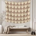 thumbnail image 5 of Yellow Brown Tapestry for Bedroom Wall Hanging Tapestry, Modern Contemporary Floral Art Vintage Ceiling Backdrop Tapestries Poster Blanket Wall Decor for Teens Room Living Room Dorm 55" x 73", 5 of 8