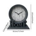 thumbnail image 7 of jicheng Desk Clock Non Ticking Decorative Table Clock for Bedroom Desktop Room Decor Edge, 7 of 7