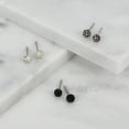 thumbnail image 2 of Marisol & Poppy Crystal Ball Stud Set in Sterling Silver for Women, Teen, Unisex, 2 of 5