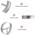 thumbnail image 4 of 4pcs Toothbrush Cup Lids Rings Mason Jar Lid Bands Household Bottle Cover Rings, 4 of 8