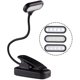 thumbnail image 1 of Luz de libro para leer en la cama por la noche, luz de libro ámbar con Clip, luz nocturna de lectura Led cálida, recargable por USB, 1 of 4