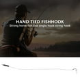 thumbnail image 2 of 30 X Hair Rigs Barbless Size 6 8 10 Carp fishing Rigs Tackle 12lb Braid, 2 of 8