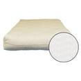 thumbnail image 2 of Bio Sleep Concept 8" Modern Cotton Fiber Queen Futon Mattress in Off White, 2 of 2