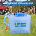 thumbnail image 2 of 5/10L Water Container with Spigot,Large Water Jug with Handle-Water Storage Containers,Can Store Hot Water Large Mouth Camping Water Container, 2 of 7