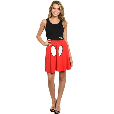 Mickey Mouse Junior Skater Tank Dress Costume