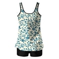 thumbnail image 3 of Fmbrln Tankini Swimsuits for Women with Boy Shorts Two Piece Fashion Floral Print Modest Bathing Suits, 3 of 5
