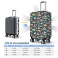 thumbnail image 4 of Kdxio Beach Dog Pattern Luggage Cover for Travel,Elastic and Durable,Fits 18-32 Inch,Anti-Scratch Suitcase Protector-No luggage included, 4 of 5