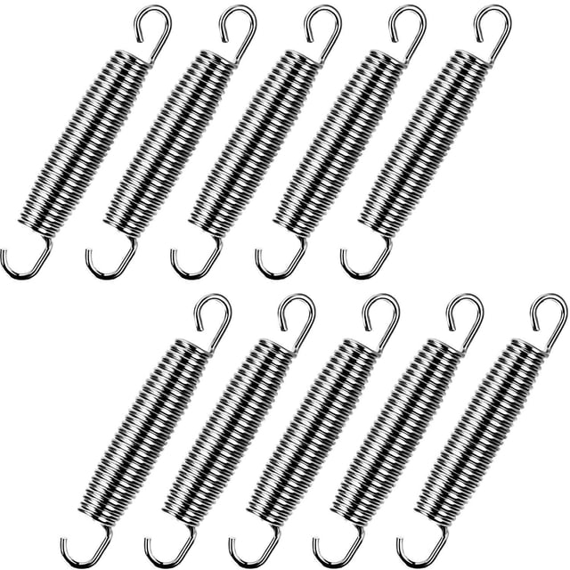 10 Pcs Ressorts de Trampoline de Remplacement pour Trampoline de 10 Pieds & Accessoires