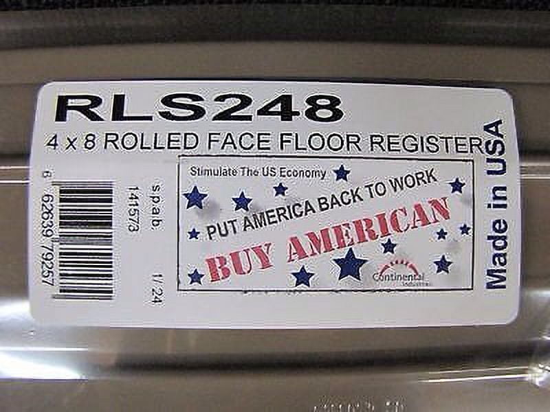 Mobile Home RV Parts. 4x8 Brown Metal Floor Register. Lot of 6. Fits 4"x8" size hole in the floor.