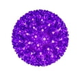 thumbnail image 1 of Novelty Lights LED 7.5in 100 Light Starlight Sphere, Purple, Large Ornament Ball Light, 5ft Hanging Cord with S Hook, 12ft Power Cord with Stackable Plug, Commercial Grade, 1 of 8
