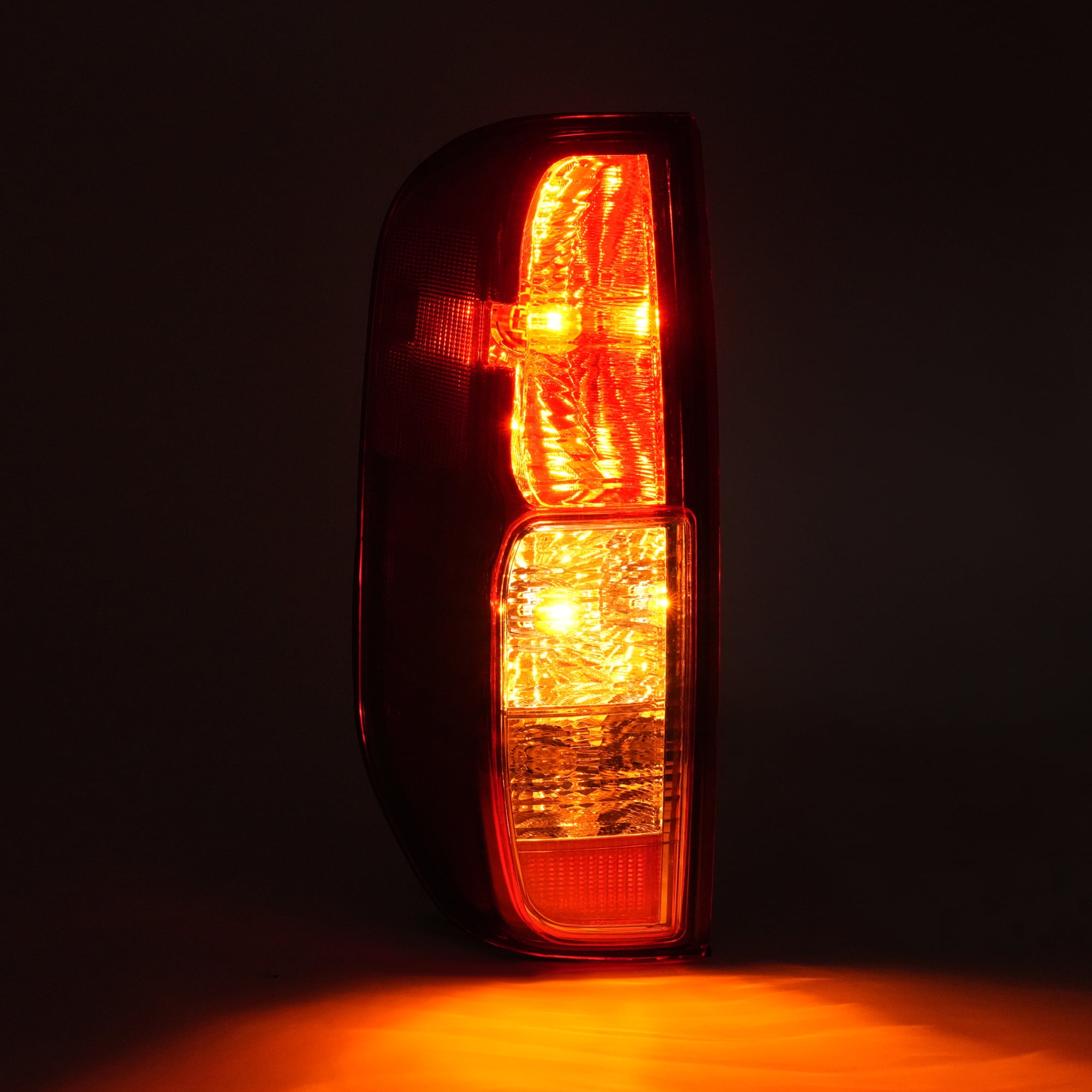Kojem Left Tail Lights For 2005-2021 Nissan Frontier 09-12 Suzuki Equator Replacement for 26555EA825 Halogen Brake Lamp Red Lens Plastic (Driver Side)