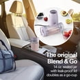 thumbnail image 4 of Hamilton Beach Personal Blender, 14 oz BPA-Free Jar 300W Portable Blender for Shakes and Smoothies with Leakproof Lid, Purple, 4 of 11