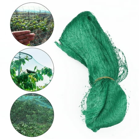 TSV 6.6 x 20Ft Green Anti Bird Protection Net Mesh Garden Plant Netting Protect Seedlings Plants Flowers Fruit Trees Vegetables from Rodents Birds Deer Reusable (Best Way To Protect Fruit Trees From Birds)