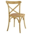 thumbnail image 6 of Modway Gear 18.5" Elm Wood and Rattan Dining Side Chair in Natural (Set of 2), 6 of 10