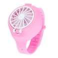 thumbnail image 2 of Mini ventilador USB portátil portátil, ventiladores pequeños recargables portátiles de manos para acampar al aire libre de la oficina de viajes Rosado Baoblaze Ventilador de muñeca, 2 of 8