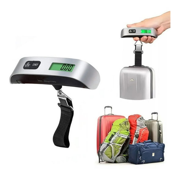 Portable Scale Digital LCD Display 110lb/50kg Electronic Luggage Hanging Suitcase Travel Weighs Baggage Bag Weight Balance Tool