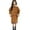 Z4-Coffee-kids clothes winter coats, variant on MKOSPLRT Girls Double Breasted Trench Coat Kids Notch Lapel Long Peacoat Warm Wool Blend Pea Coats Overcoats with Pockets 5-15 Years