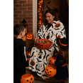 thumbnail image 3 of Peanuts Halloween Fleece Throw Blanket, Snoopy & Woodstock, 60" x 72", Polyester, For All Ages, 3 of 9